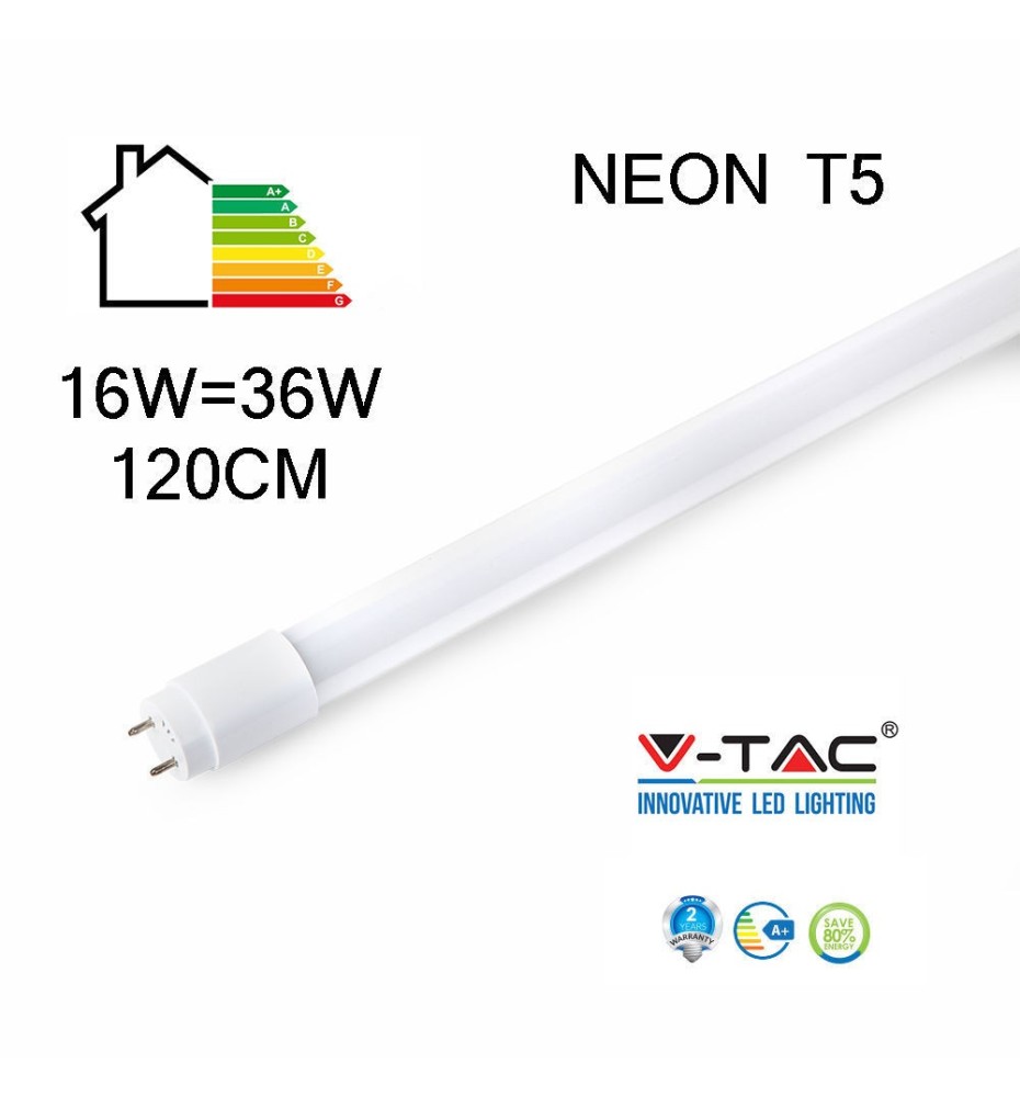 Tube neon LED T5 115cm 16w 6000K